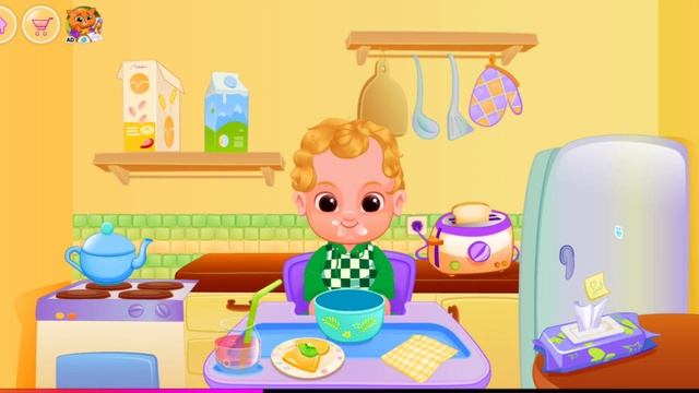 Малыш и завтрак Мультфильм
