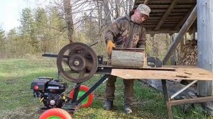 technica Реечный дровокол + двигатель = идеальная колка дров!