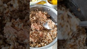 ВАРИМ КАШУ С ОЛЕНИНОЙ.