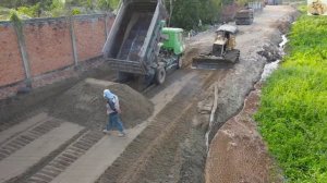 Строительство, засыпка, дорога, продолжение