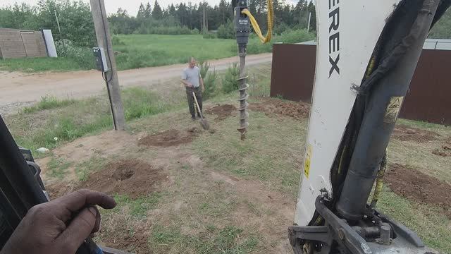 эксплуатация шнекового бура 4
