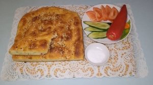 «Картофель - хлебу подпора». Постный картофельный хлеб с жареным луком.
