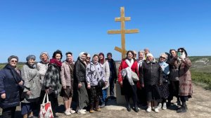 Костомарово.  Голгофа. На вершине. Я есть в телеграмм.  Путешествуем с Алевтиной