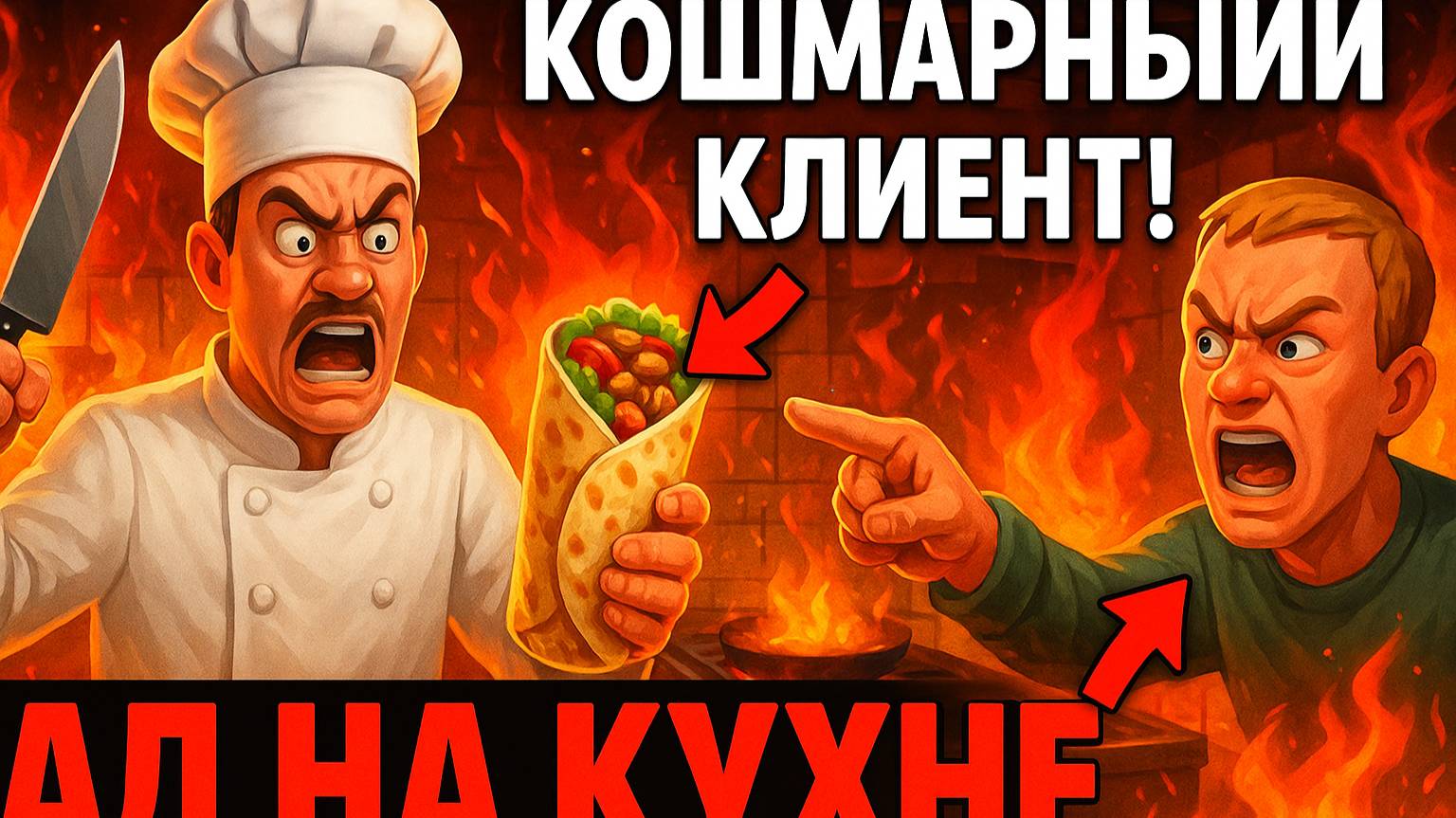 КОШМАРНЫЙ КЛИЕНТ УСТРОИЛ АД НА КУХНЕ!