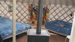 Юрта на турбазе Кедровая Сова (Хакасия).