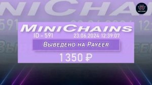 #живаяочередь #MiniChains Выплаты партнёров 23 июня 2024 год