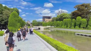 🇯🇵 Хиросима, Япония - пешеходная прогулка по городу / 2023