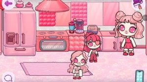 Заставка первого сезона розового домика💕