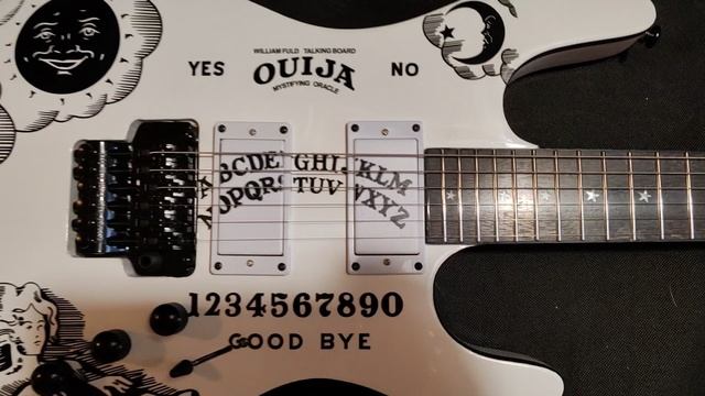 Обзор сборки китайской реплики ESP Kirk Hammett signature Ouija белая смотреть онлайн