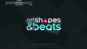 играю в just shapes and beats  часть 2