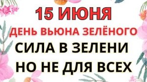 15 ИЮНЯ — ЧТО НЕЛЬЗЯ ДЕЛАТЬ В ДЕНЬ ВЬЮНА ЗЕЛЁНОГО | СТАРИННЫЕ ПРИМЕТЫ И ПРЕДУПРЕЖДЕНИЯ