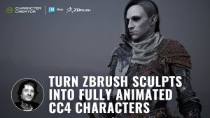 Как превратить ZBrush-скульптуру в полноценного анимированного персонажа в Character Creator
