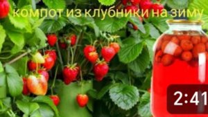 КОМПОТ из КЛУБНИКИ 🍓🍓🍓 на зиму. ПРОСТОЙ и КЛАССИЧЕСКИЙ рецепт. 🍓🍓🍓КЛУБНИЧНЫЙ КОМПОТ.