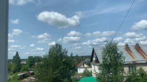 The weather outside the window in our village: сеточная погода