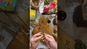 УЧИМСЯ ГОТОВИТЬ МОЩНЫЕ СВЕЧИ 💚🔥 #свечи #воск #мастеркласс #таро