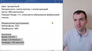 Анализ ликвора - Туберкулезный менингит/менингоэнцефалит