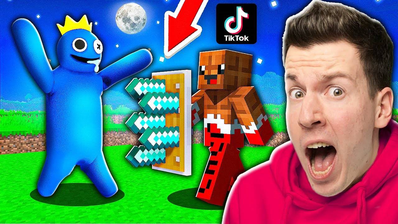 😱 Проверил 8  ЭПИЧНЫХ  Лайфхаков с РАДУЖНЫЕ ДРУЗЬЯ из Тик Ток в Майнкрафт ! ВЛАДУС