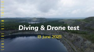 Лазурный глазами рыб и птиц |Diving and drone test