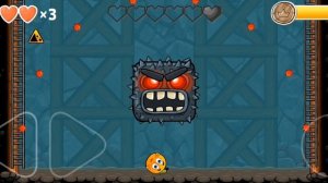 Прохождение уровня 75(БОСС) в red ball 4#игра#redball