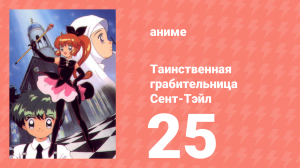 Таинственная грабительница Сент-Тэйл 25 серия (аниме-сериал, 1995)