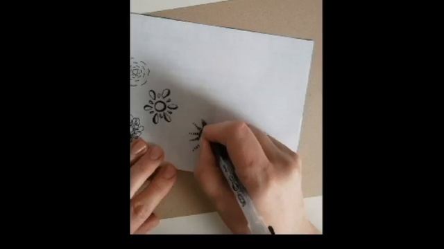 Рисуем различные варианты солнышко абстракция, легко и просто смотреть онлайн