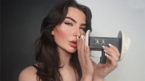 SacredXO ASMR Вылизывание мозгов ♡ Вылизывание ушей с аудиопанорамированием (L to R) ♡