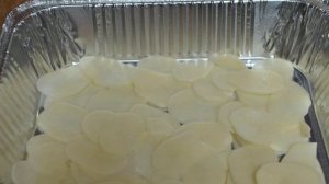 Картофельная запеканка с мясом и грибами