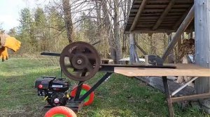 technica Мощный дровокол на бензине – тест и результат!