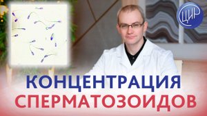 Концентрация сперматозоидов в эякуляте и мужское бесплодие. Андролог ЦИР, к.м.н., А. Р. Живулько