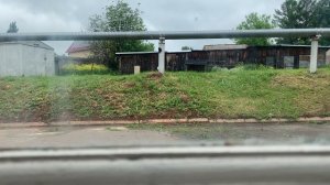 The weather outside the window in our village: затянуло небо, будет гроза