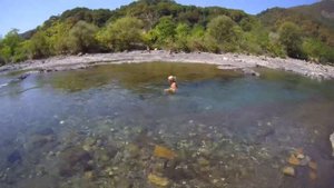 Райские места на реке Сочи, тайные пляжи, подводная съёмка и дикая природа курорта - летний поход