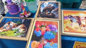 На ярмарке. День России. День города. Петровск-Забайкальский. 2025 год.