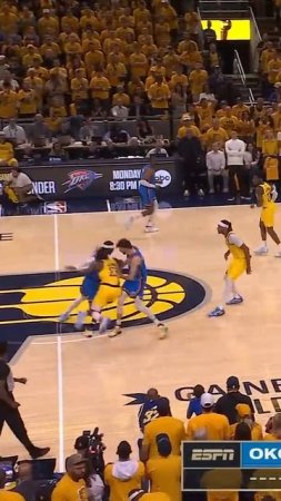 Nesmith with the triple, then forces the turnover!