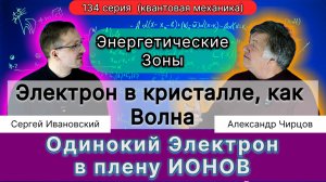 134. Чирцов А.С.| Энергетические зоны. Движение электрона в идеальном кристалле. Фонон. Аналогии...