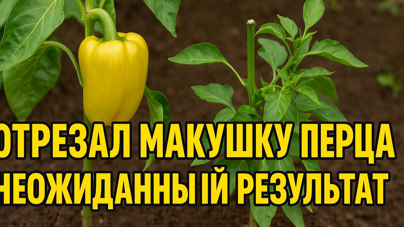 Отрезал макушку перца — не ожидал, что будет ТАК!