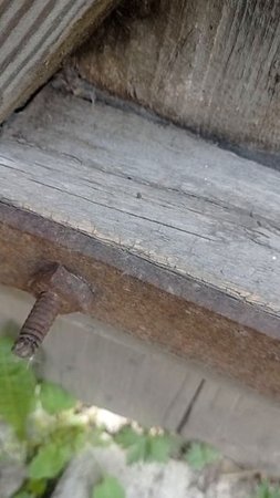 Старинная кузнечная крепежная резьба