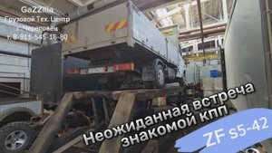 Неожиданная встреча кпп ZF s5-42 на Мерседесе клиента