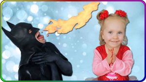 Чаепитие у игрушек свинки Пеппы - Бэтмен крадёт сладости!