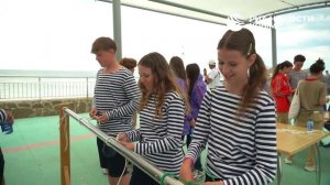 В "Артеке" прошел парад морских судов