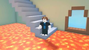 Пол это лава в Roblox