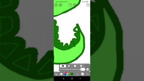 рисую динозаврика