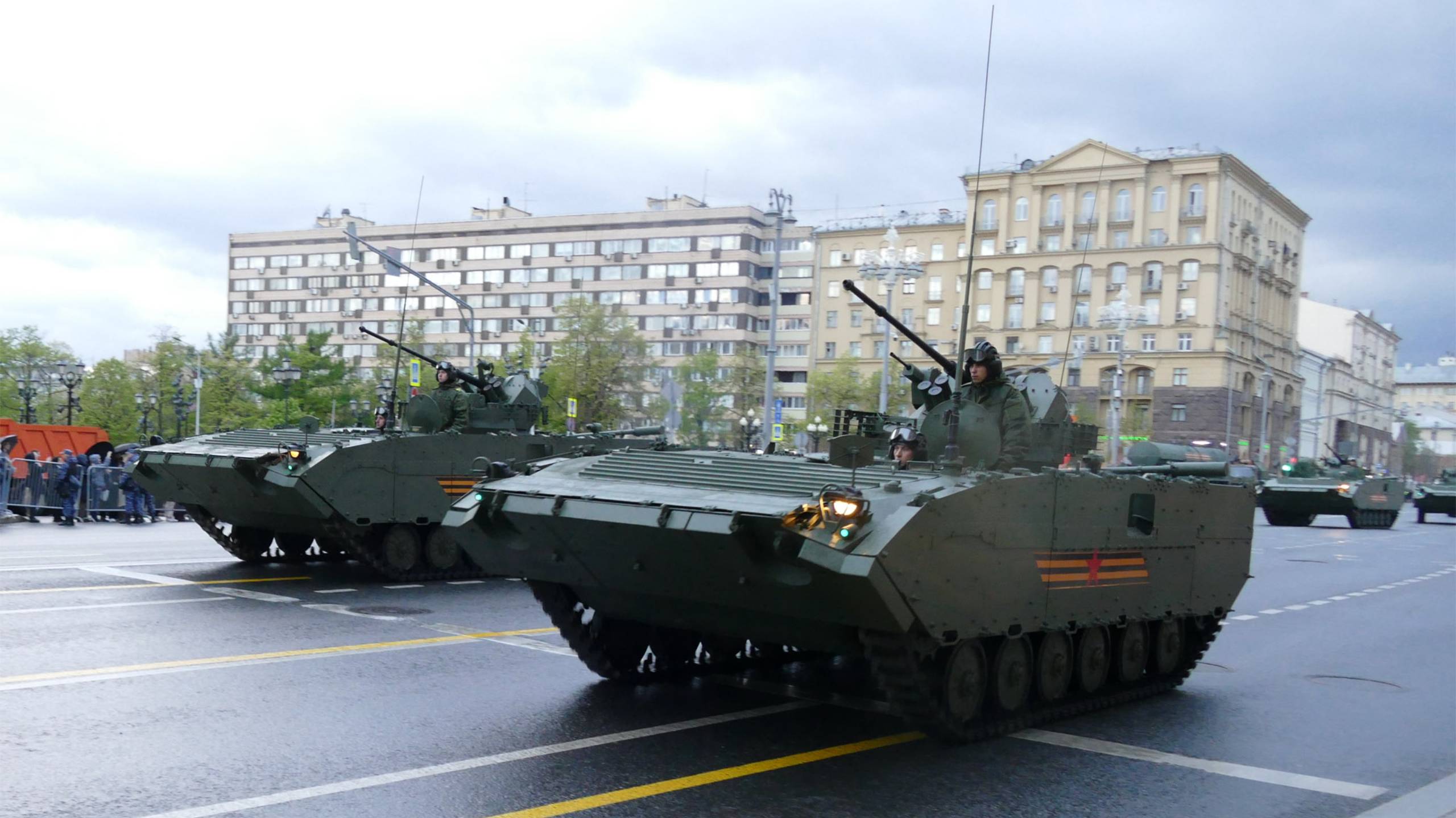 Первая репетиция Парада Победы в Москве, 29 апреля 2025 - основная колонна смотреть онлайн