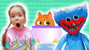 ХАГИ ВАГИ в гостях у котика Bubbu | Настя нашла себе нового друга