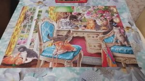 Ломаем и сравниваем Пазлы "Котята". Puzzle 1000x2 670x470