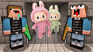 2 НУБА КОПА ПОСАДИЛИ ВСЕХ ЛАБУБУ В ТЮРЬМУ В МАЙНКРАФТ