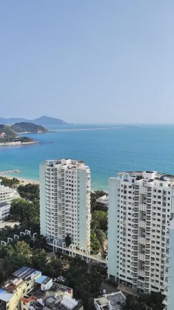#Хайнань2025 🏝️ Бухта #Дадунхай 🌊 Бесплатная смотровая на 35 этаже отеля "Barry Boutique Hotel" ❤️