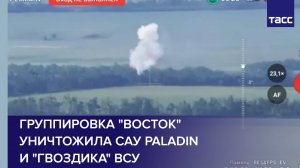 Группировка "Восток" уничтожила САУ Paladin и "Гвоздика" ВСУ