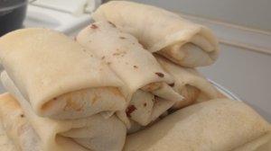 Заварные блины с ливером