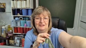 Запись эфира в день вязания на публике