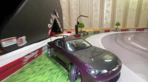 Nissan Silvia s15. Mini RC Drift 1/24 RWD.